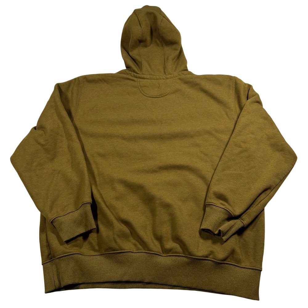 Carhartt Rain Defender Hoodie Mens XL Brown Loose Fit Pullover Workwear - Picture 2 of 6
